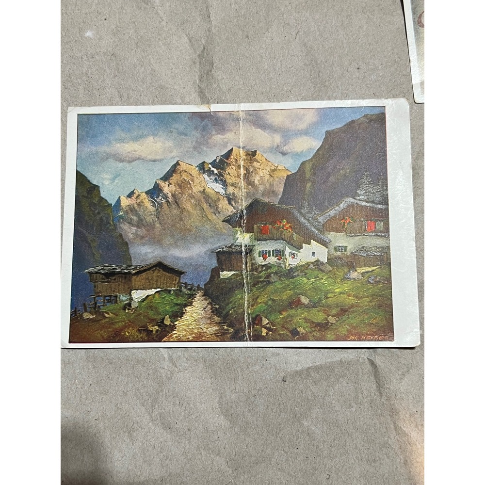 4x6 Vintage Postcards Multicolor German Landscapes Religious Floral Set - Picture 8 of 16